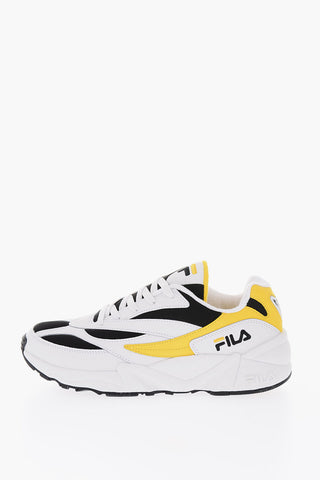 leather and fabric V94M LOW sneakers