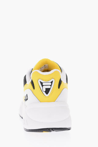 leather and fabric V94M LOW sneakers