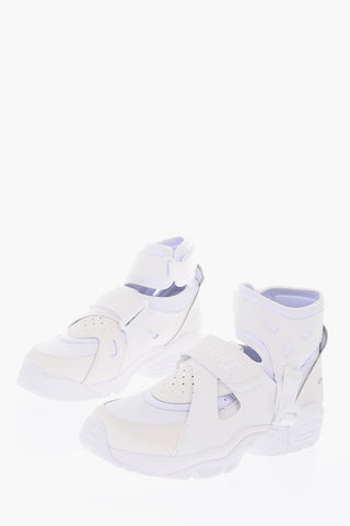 COMME DES GARCONS HOMME PLUS Faux Leather NIKE AIR CARNIVORE HighTop Sneakers with Touch Strap Fastening