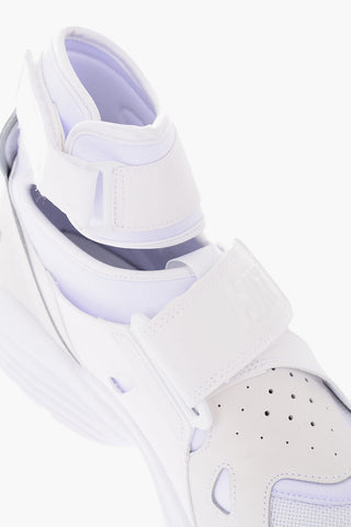 COMME DES GARCONS HOMME PLUS Faux Leather NIKE AIR CARNIVORE HighTop Sneakers with Touch Strap Fastening