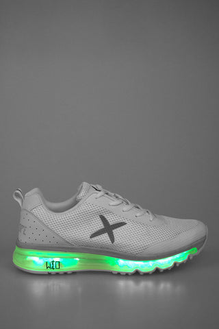 Sneakers in ecopelle con suola led