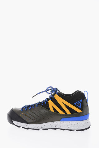 leather and fabric OKWAHN II sneakers