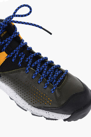 leather and fabric OKWAHN II sneakers