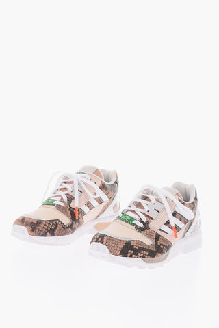 leather and fabric ZX 8000 sneakers