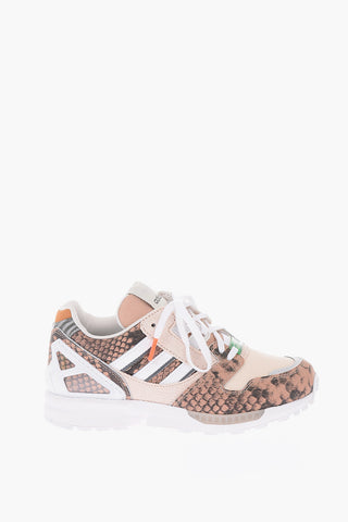 leather and fabric ZX 8000 sneakers