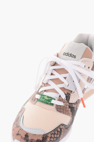 leather and fabric ZX 8000 sneakers