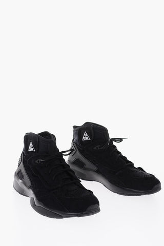 COMME DES GARCONS HOMME PLUS Sneakers alte AIR MOWABB CDG in tessuto