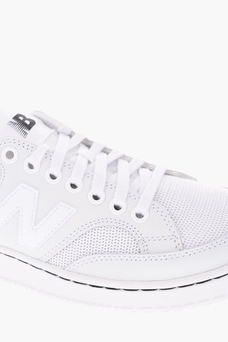 JUNYA WATANABE COMME DES GARCONS leather and fabric sneakers