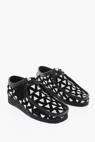 CARHARTT geometric patterned leather wallabee loafers