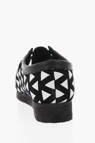 CARHARTT geometric patterned leather wallabee loafers