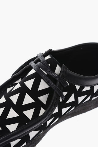 CARHARTT geometric patterned leather wallabee loafers