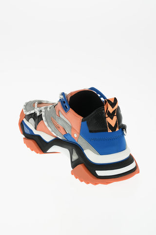 205W39NYC sneakers STRIKE 205 in pelle e tessuto