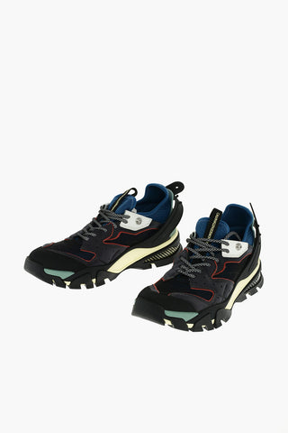 205W39NYC leather and fabric CARLOS 10 sneakers