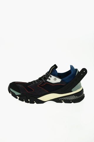 205W39NYC leather and fabric CARLOS 10 sneakers