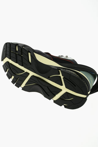 205W39NYC leather and fabric CARLOS 10 sneakers