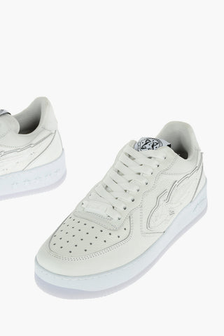 leather sneakers