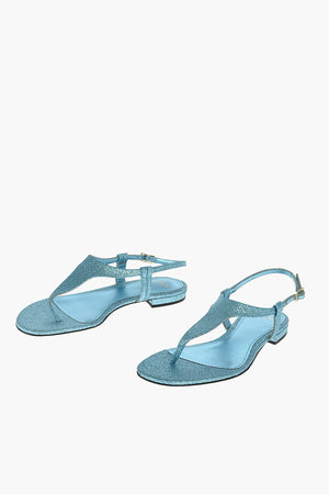 glitter LINDA thong sandals