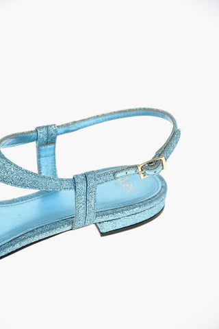 glitter LINDA thong sandals