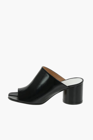 MM22 6.5cm leather TABI Mules