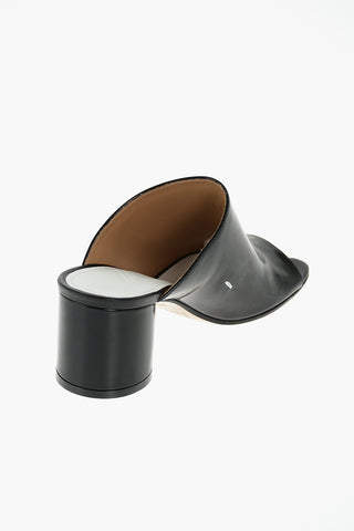MM22 6.5cm leather TABI Mules