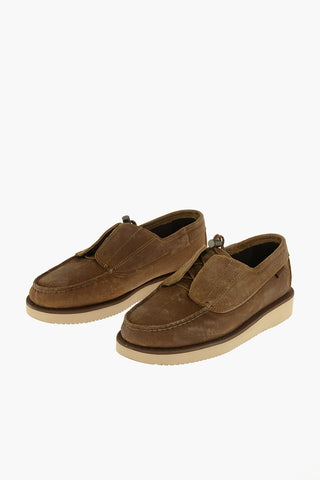 ENGINEERED GARMENT scarpe stringate in suede