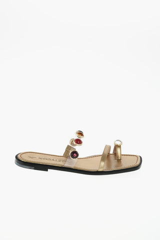 sandali infradito SALEM glitter in pelle 
