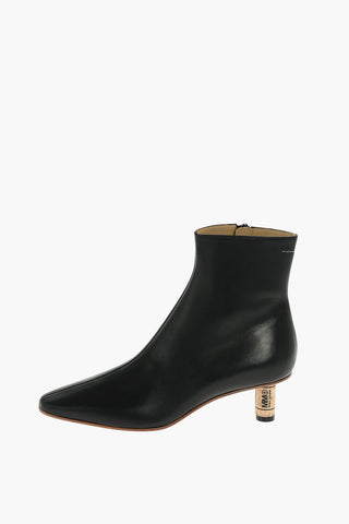 MM6 5.5cm leather Booties