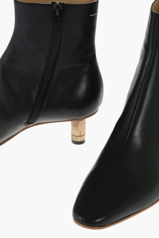 MM6 5.5cm leather Booties