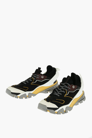 205W39NYC leather and fabric CARLOS 10 sneakers