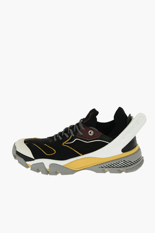 205W39NYC leather and fabric CARLOS 10 sneakers
