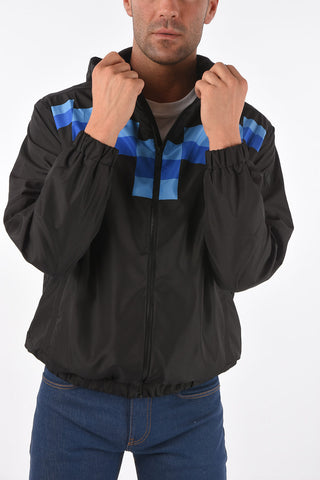 Hooded TEAM WINGS Nylon Windbreaker