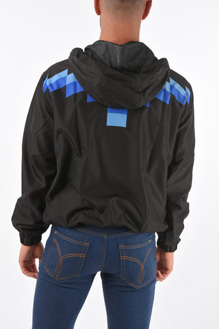 Hooded TEAM WINGS Nylon Windbreaker
