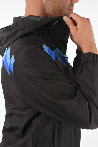Hooded TEAM WINGS Nylon Windbreaker
