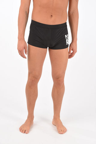 basic trunk swimsuit with print