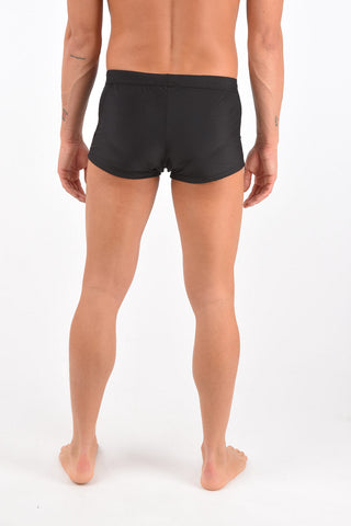 basic trunk swimsuit with print