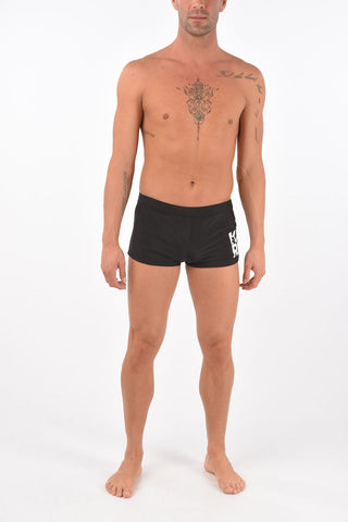 basic trunk swimsuit with print