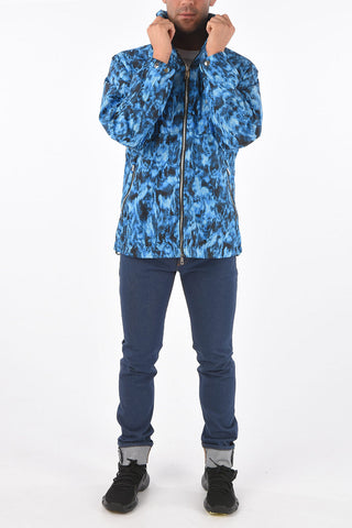 Front Zipped Hooded Nylon Windbreaker