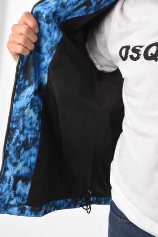 Front Zipped Hooded Nylon Windbreaker