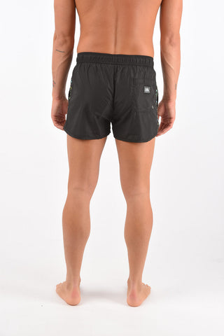 swim shorts with side print