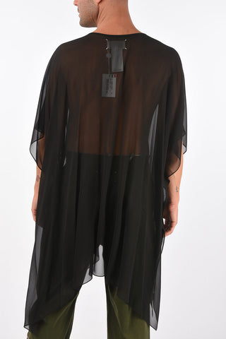 MM10 silk sheer tunic