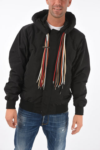 Hooded MULTICORD Bomber Jacket