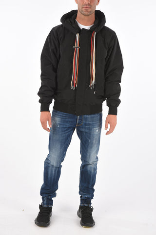 Hooded MULTICORD Bomber Jacket