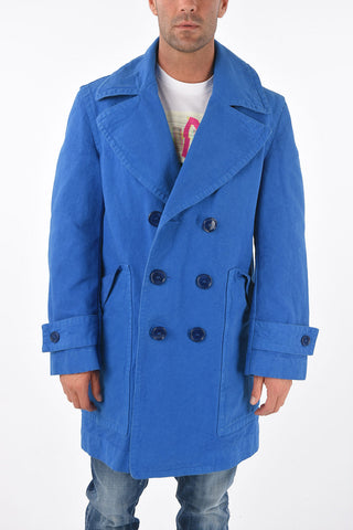 Cappotto Doppiopetto in Denim