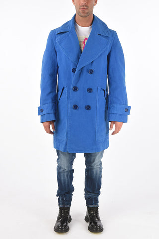 Cappotto Doppiopetto in Denim