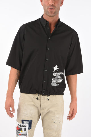 camicia a manica corta button-down