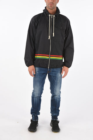 Hooded Monogram Windbreaker
