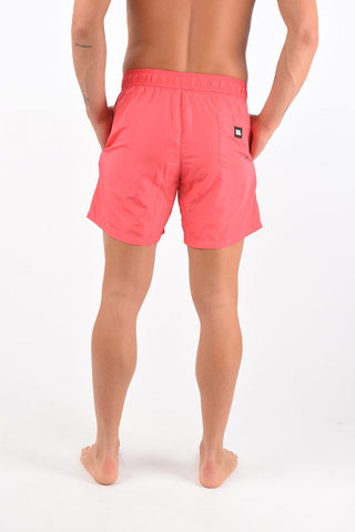 drawstring waist swim shorts