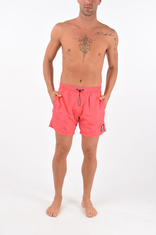 drawstring waist swim shorts