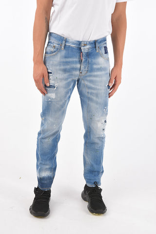 15cm distressed TIDY BIKER Jeans