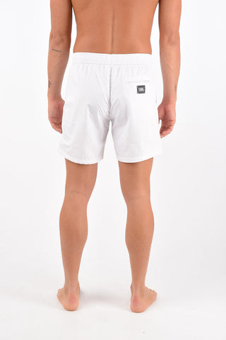 printed logo NEON KARL swim shorts